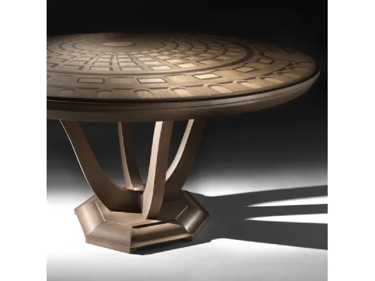 Tavolo rotondo in ceramica Roger Keramic di Cattelan Italia