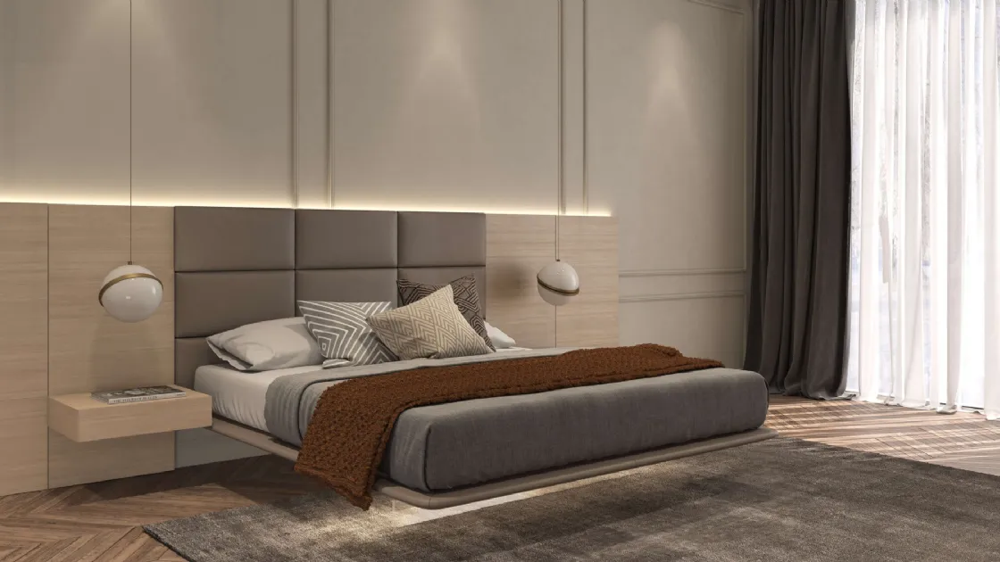 Letto con boiserie Dama di Presotto